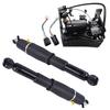 AP02 Pair Rear Air Suspension Shocks + Air Compressor for Chevy Tahoe Suburban 1500 GMC Yukon Cadillac SUV 2000-2014 25979391