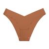 Plus Size Ice Silk Seamless Maternity V-Neck Low Waist One-Piece Sport Breathable Brazilian Panties