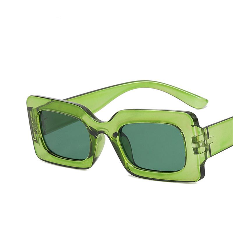 Fashion Vintage Square Sunglasses Women Retro Eyewear Men Oculos De Sol Femininow Classic Design UV Protection