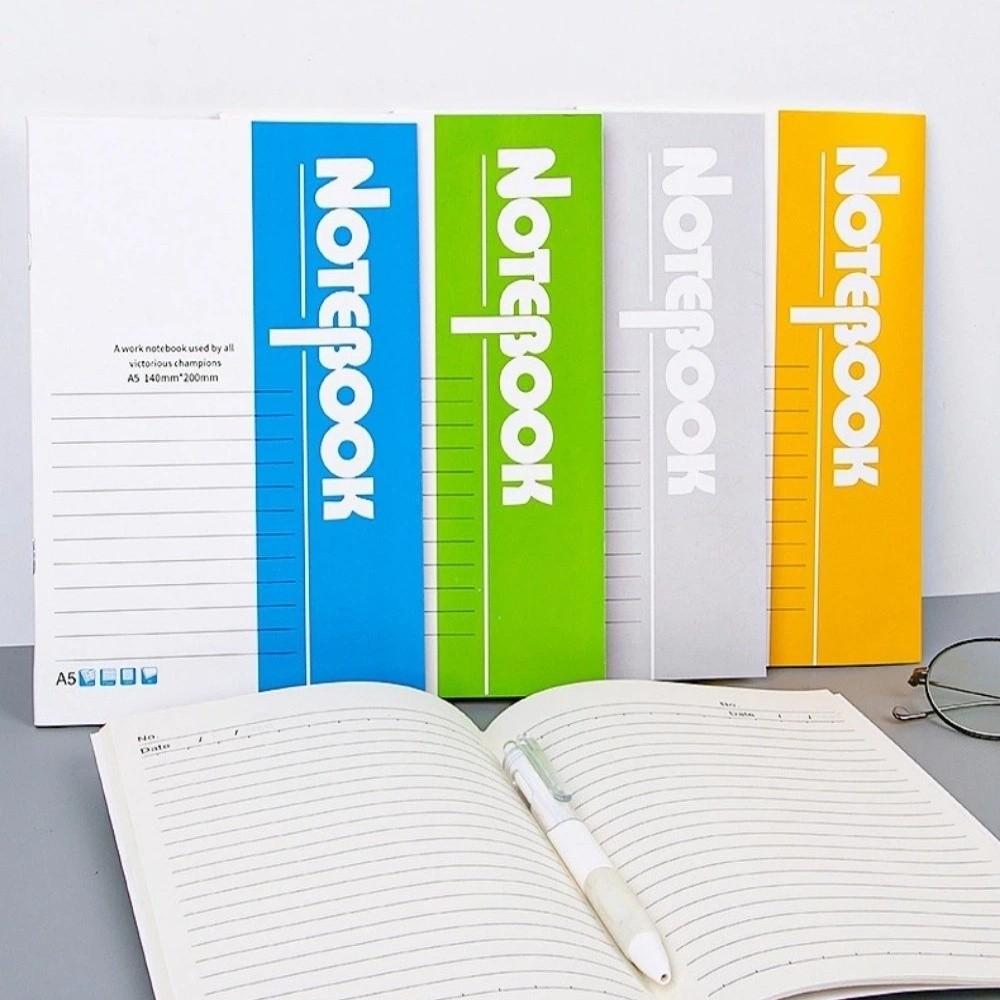 Thick Lined Notepad Soft Cover School Stationery Personal Writing Hardcover  Office Supplies