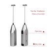 Mini Frusta Elettrica Mixer Manuale Domestico Sbattitore per Latte Strumenti da Forno Articoli da Cucina Frusta per Panna Montare le Uova con la Panna