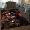 Steampunk Lion Rug for Bold Interiors | Industrial Theme Area Rugs | Unique Home Décor Pieces Skid resistant carpet
