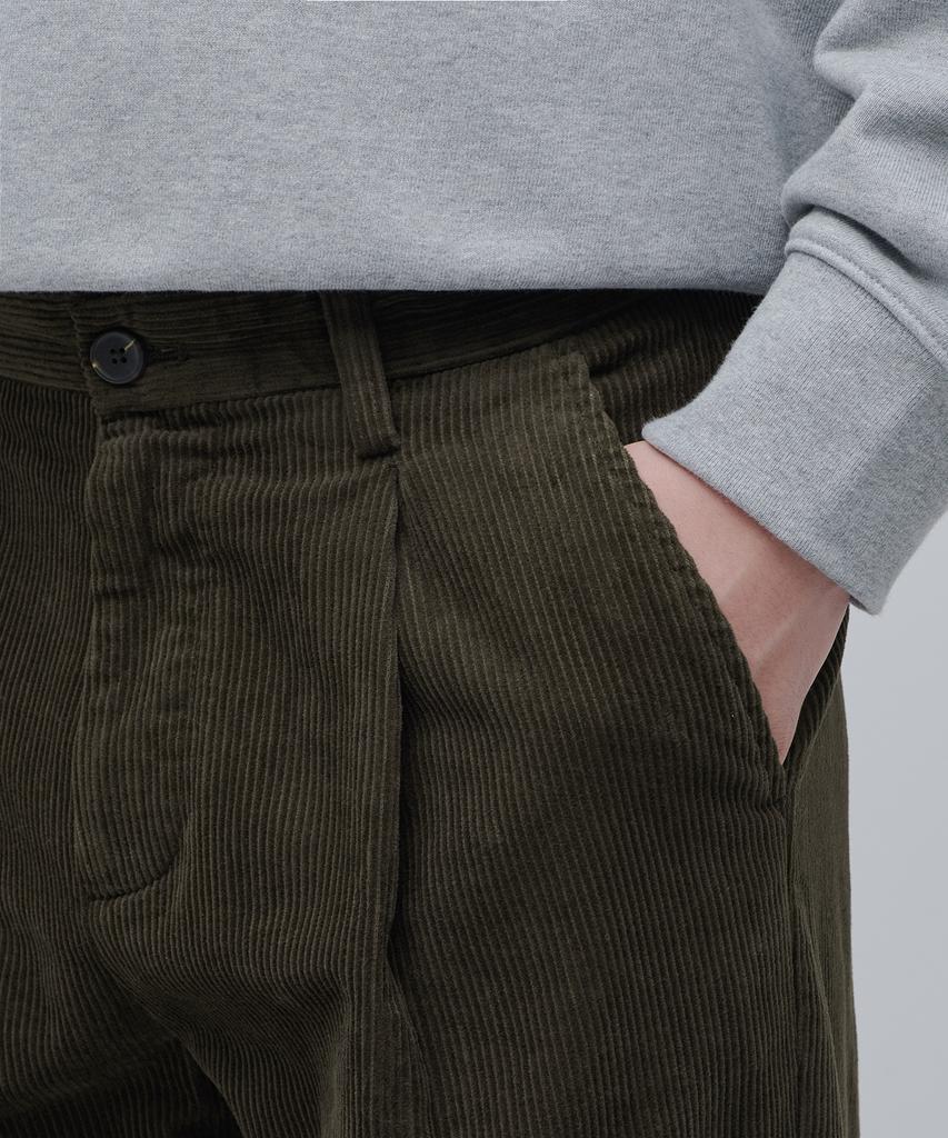 Musinsa Standard Wide Corduroy Pants [Dusty Khaki]