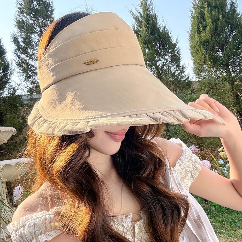 Korean Style Sun Protection Cap UV Protection Beach Hat Outdoor Bucket Hat  Sports Events