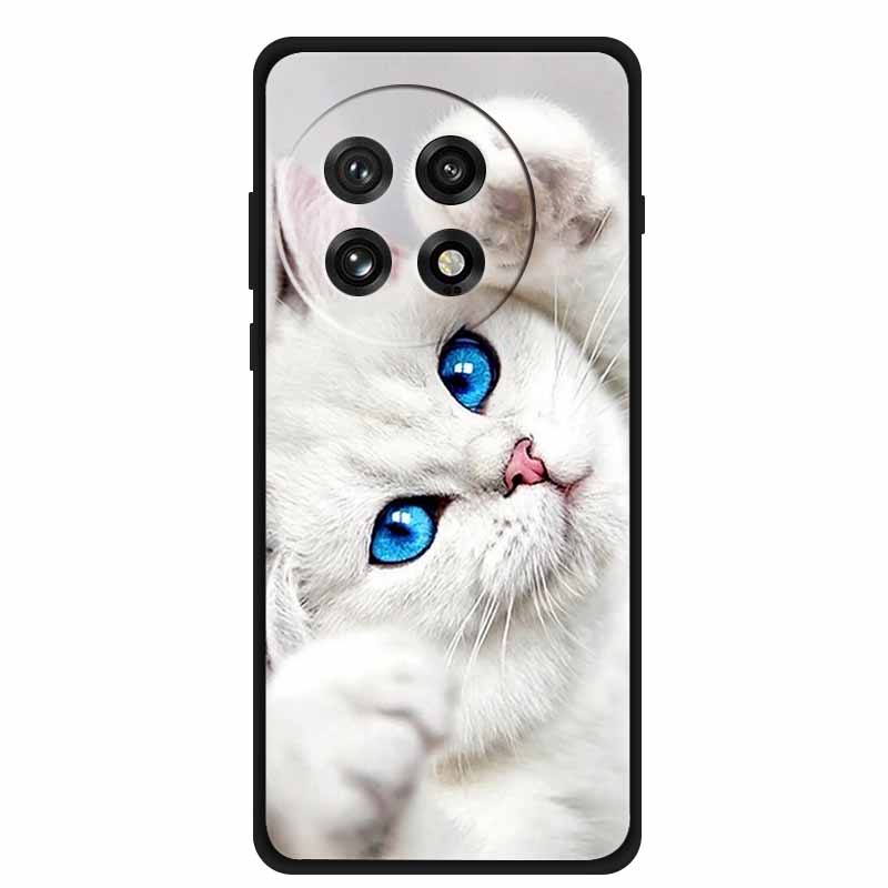 For OnePlus 13R 5G Case Cute Animal Printing Silicone Soft Bumper Covers for Oneplus 13R 1+13 R TPU Coques Phone Cases Back Capa