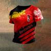 Germany Flag 3D Printed T-shirt For Men Cool O-Neck Short Sleeve Streetwear Loose T Shirts Summer Loose Outdoor Sports Tees