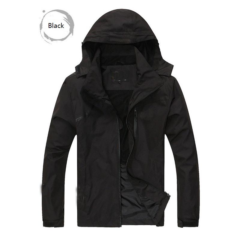 Premium Quality Thin Outdoor Men's Large Size Hooded Windproof Waterproof Jacket