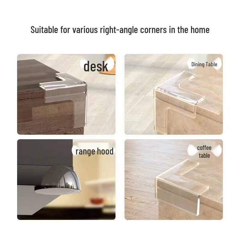 Soft Transparent L-shaped Corner Protectors