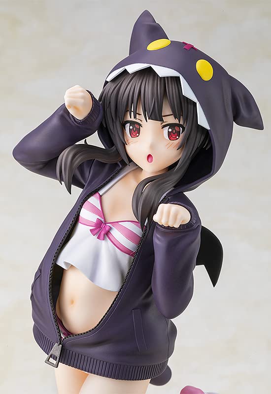 CAworks Anime Blessing on This Wonderful Megumin Hooded Chomusuke Regular Edition Scale Plastic Painted Complete Figure "KonoSuba God's World!" Ver.