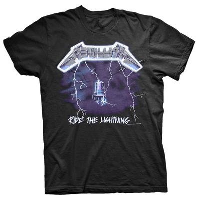 Metallica monta la camiseta unisex Lightning Rock Heavy Metal