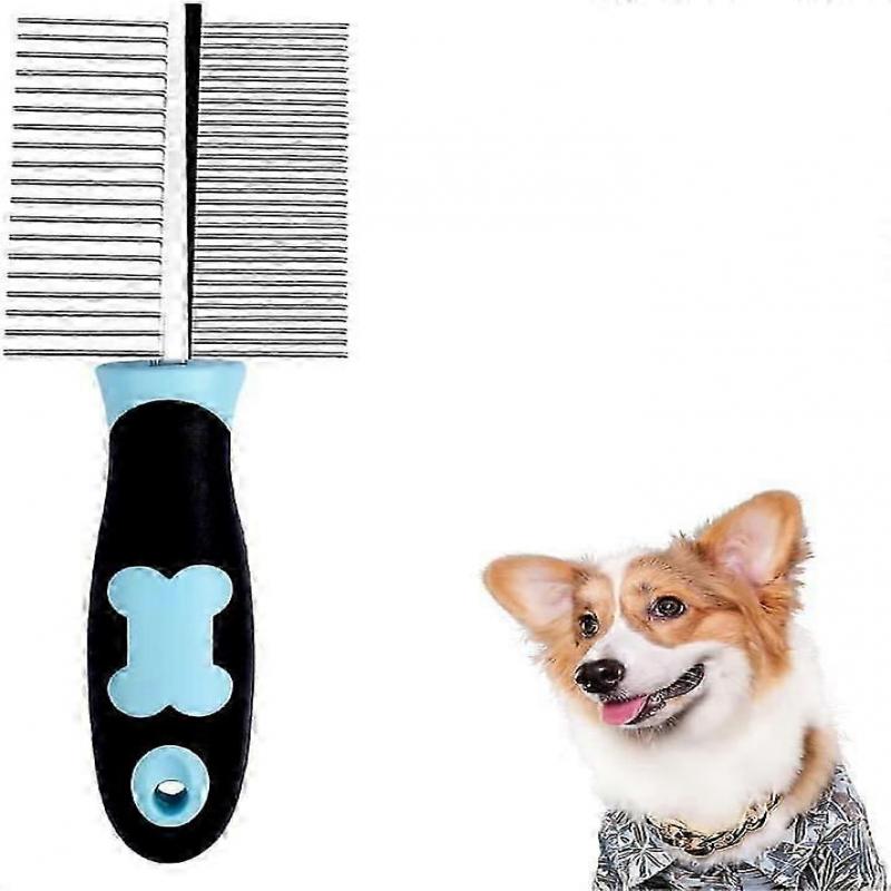 Double Sided Pet Grooming Comb for Dogs and Cats - 2 In 1 Hair Care Tool WGQ