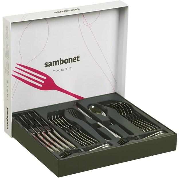 Sambonet Taste Vintage Cutlery Set, PVD Copper, 24 Pieces (52453C81)