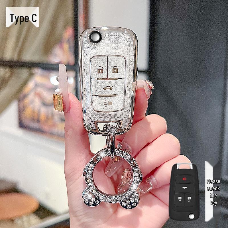 Buick Key Cover for Old LaCrosse/Encore/Regal/GL8 Fat Head Fish/YueLang Models - Simple Protective Design