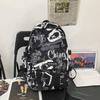 Schulrucksack trendige Marke Rucksack Herren Ins trendig cool große Kapazität Graffiti Rucksack Schüler Pendler Schulrucksack College-Studenten Reise Rucksack
