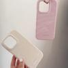 INS Cute Cream Satin Silk Marble Phone Case For iPhone 16 15 13 14 12 Pro Max Minimalist Lovely Girl Ladies Soft Leather Cover