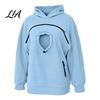 Dog Holder Hoodie Women Pet Carrier with Front Side Pockets, Solid Color Casual Hooded Loose Fit Sweatshirt Sweatshirt, Cat Carrying Pouch