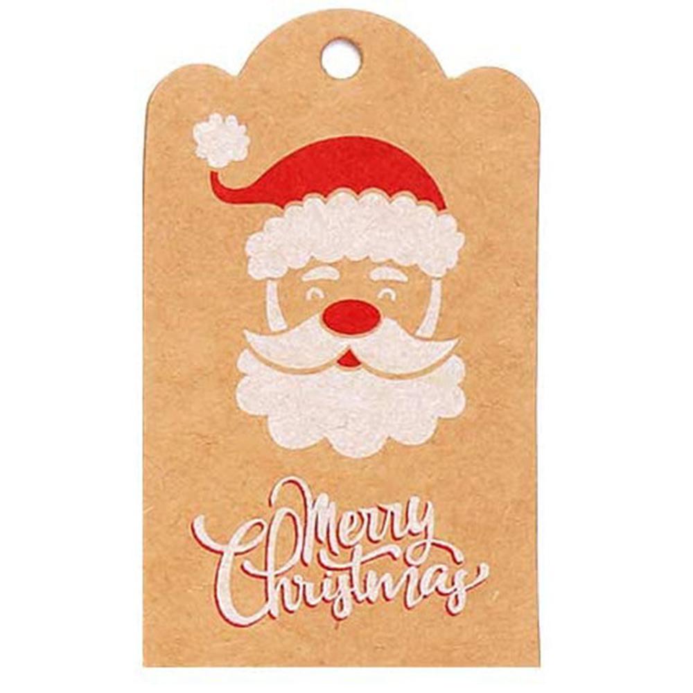 Premium-Qualität 100 Stück Hoher Standard Kraft-Papier Oberste Güte Oberste Güte Weihnachten Oberste Güte Baum Überlegene Qualität Anhänger Oberste Güte Frohe Premium-Qualität