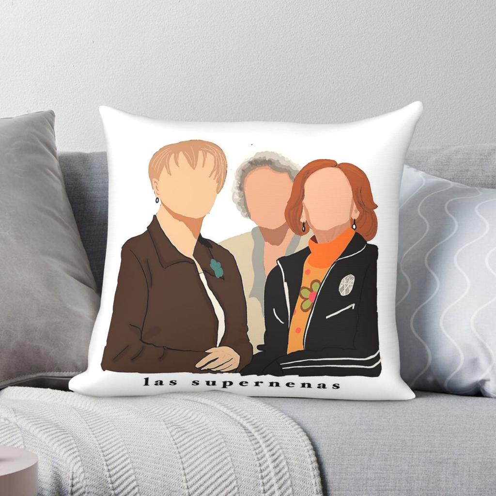 Powerpuff Girls No One Lives Here Square Pillowcase Polyester Linen Velvet Printed Zip Decor Throw Pillow Case Sofa Seater Cover
