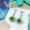 Diamond Water Drop Geometric Earrings Light Luxury Temperament Versatile High-End Jewelry
