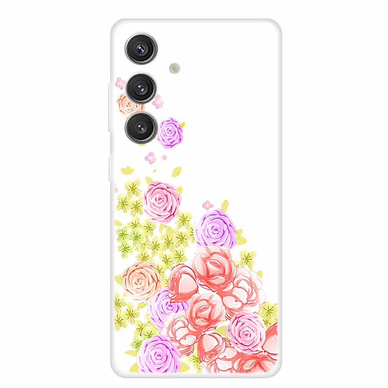 Soft Back Cover For Samsung S23 S 24 Ultra Silicone TPU Phone Cases for Samsung Galaxy S 23 Plus S24 FE Transparent Clear Coque