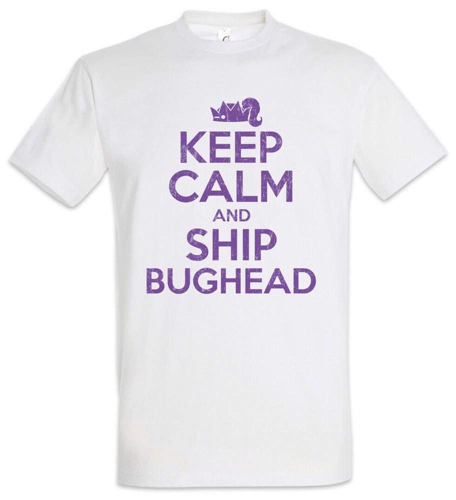 

Keep Calm And Ship Bughead T-Shirt Riverdale Andrews Betty Cooper Jughead Fun 4XL