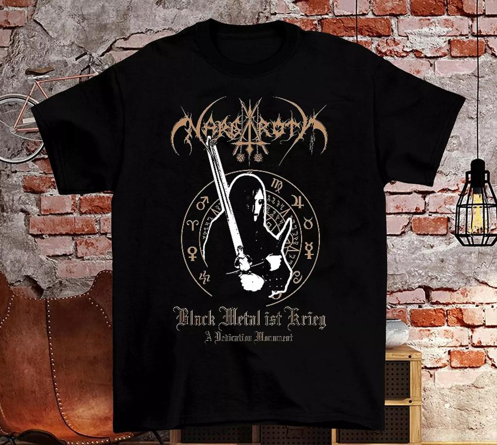 Nargaroth band Maglietta Unisex Nera a Maniche Corte Uomo Donna Top S-4XL