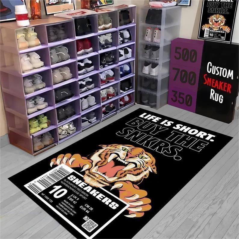 

Килимок-килим для коробки кросівок Нековзний Домашній декор Килимок для підлоги Килим Домашній декор для спальні Килими для вітальні Килимки для спальні 80X120CM