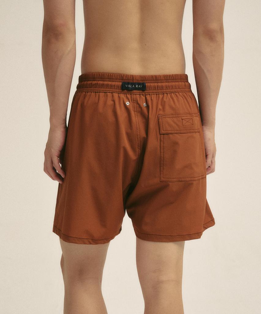 Billalei Essentials Men'S Swim Shorts - Cinnamon Brown