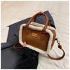 Ielgy Fashion Pillow Bag Autumn Winter Plush Portable All-Match One-Shoulder Messenger Bag