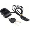 1Pcs 12V-72V Ebike Key Switch Lock 2 Keys Starter Switch Lock  for Electric Scooter E-Bike
