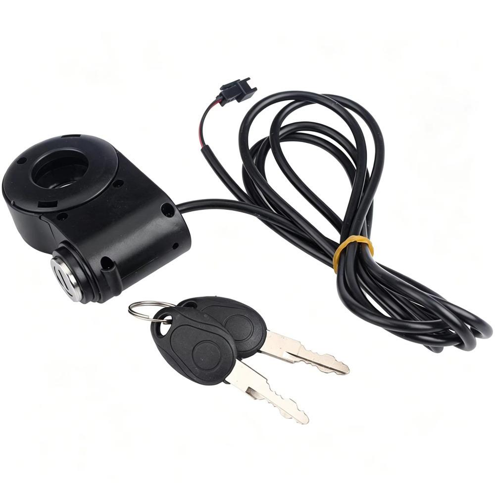 1Pcs 12V-72V Ebike Key Switch Lock 2 Keys Starter Switch Lock for Electric Scooter E-Bike