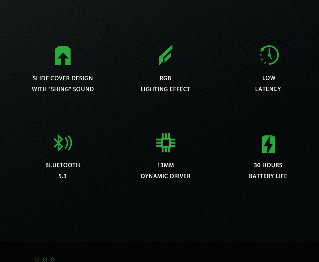 Black Shark Bluetooth slúchadlá T11 s Bluetooth 5.3, Stereo potlačením hluku a RGB osvetlením
