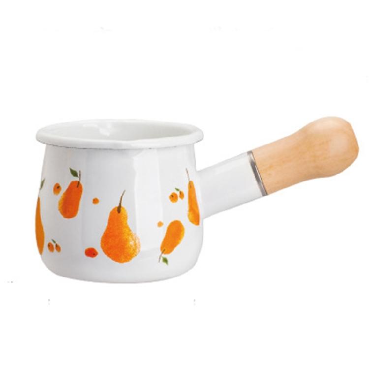 Home Enamel Milk Pan for Glass Ceramic Stove Electric Stove Halogen Stove 1
