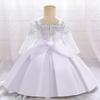 0-10 Years Baby Girl Wedding Dress 1st Birthday Dress For Christmas Kids Clothes Child Christening Princess Evening Clothing