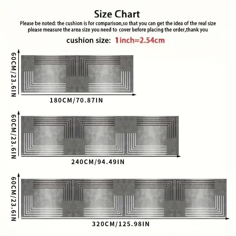 Luxury-Looking Textured Carpet - Durable And Slip-Resistant Floor Mat For Corridors, Kitchen Floor Mats, Home Decor