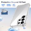 Luxury High Transparent Anti-Shock Case for Samsung Galaxy S25 S24 S23 S22 S21 Ultra Plus S25Edge S24FE S23FE S21FE Bumper Cover