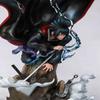 43cm Naruto Anime Figure Akatsuki Sasuke Uchiha Gk Battle Scene Action Figure Model Statues Collections Toys Decoration Gifts