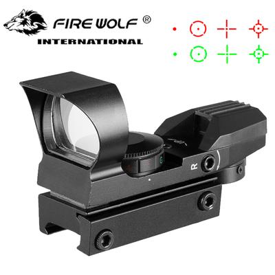 FIRE WOLF 33mm Soczewka Taktyczna Holograficzna 4 Typ Siatki Celowniczej Czerwony Zielony Punkt 20mm Do Polowania