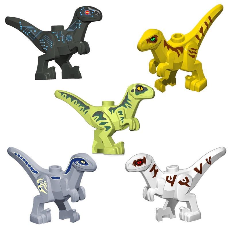 5 Barev 5CM Dětský Dinosaurus Stavební Kostky Hračky Kostky Figurky Hračky Děti Narozeniny Vánoční Dárek
