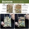 MAXPEDITION Plate Pocket Organizer, 5" x 7" (Multicam), Durable EDC Tool Pouch for Men, Neck Wallet with Paracord Strap, Holds Flashlight, Multitool,