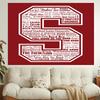 1pc Stanford Cardinal logo Tapestry, Living Room, Bedroom, Office, Party Decor, Ideal Festive Gift