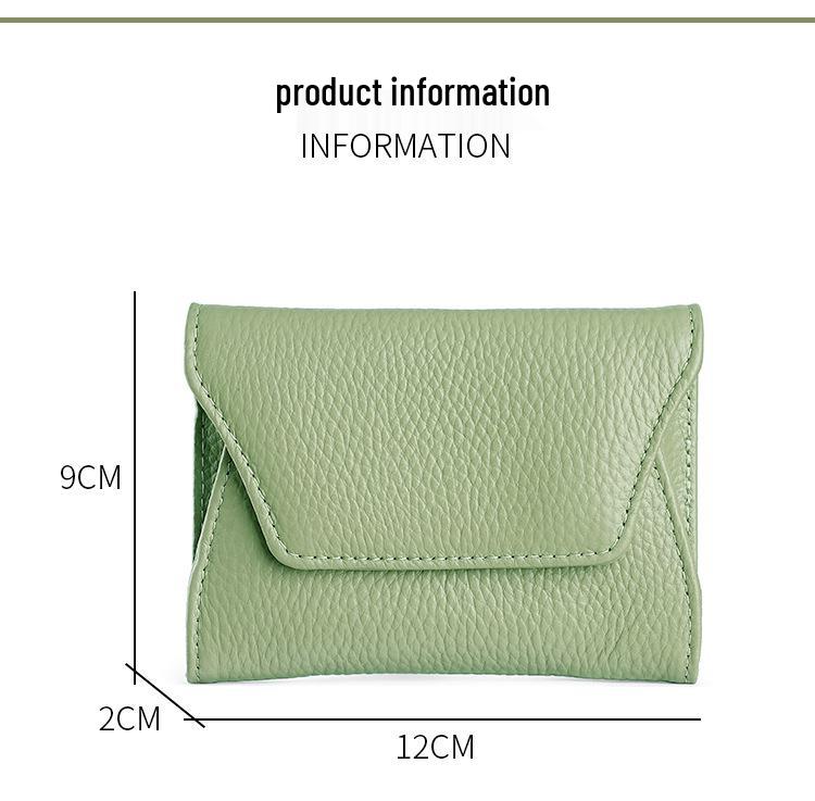 Porte-monnaie et porte-cartes en cuir de vachette japonais: Sac de Rangement Unisexe en Cuir Véritable