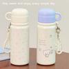 Soft Cute Simple Pen Kitten Thermos Cup Cute Snowflake Dark Pattern Girl Shopping Travel Portable High Value Thermos Cup
