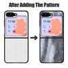 Sandstone Marble Case For Samsung Z Flip 8 7 6 5 Luxury Leather Skin Hard Folding Phone Cover For Galaxy Z Flip8 Flip7 Flip6