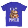 Baby Monkey Punch Team Punch Unisex T Shirt  Casual Tees Short Sleeve Round Neck TShirts Pure Cotton Printing Tops