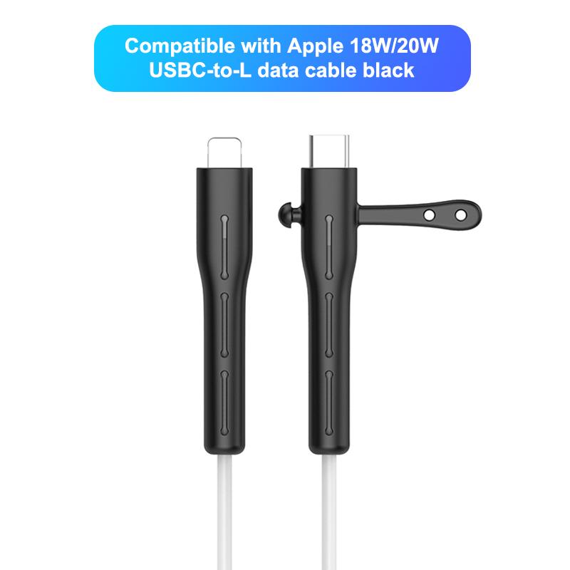 Charger Cable Protector USB To Type-C For OPPO/VIVO/Xiaomi Type-C To L Silicone Charger Cord Protector For 18/20W Charger Case