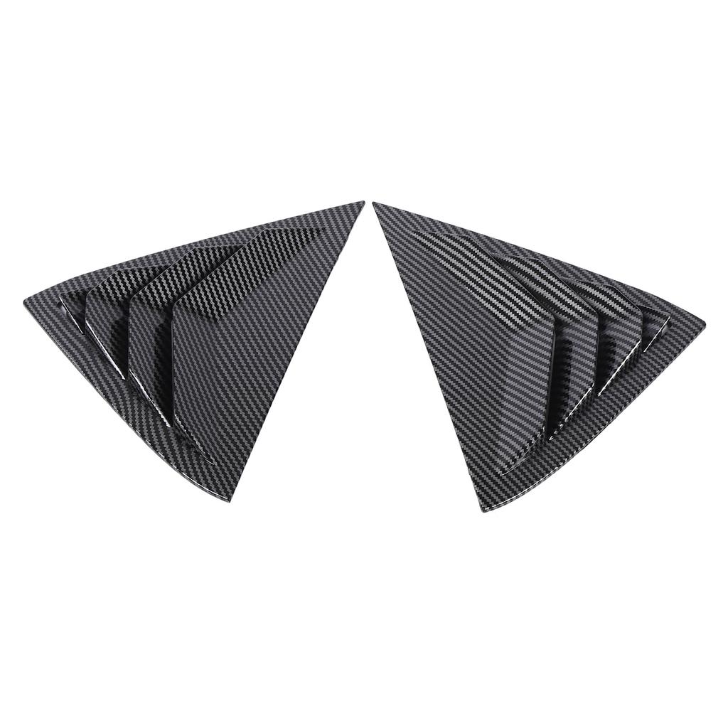 1 P  Rear Side Window Louver Privacy   Reduce Temperature Window Louver   Vent Scoop Shade Cover Blind for   MK7 7.5 2008 to 2017