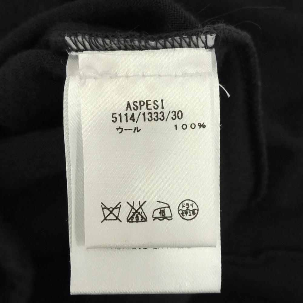 ASPESI Made in Italy 100% wool Long sleeve cardigan XS black Women Used