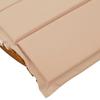 2 Person Sun Lounger with Cushions 2 Pcs Brown Solid Acacia Wood