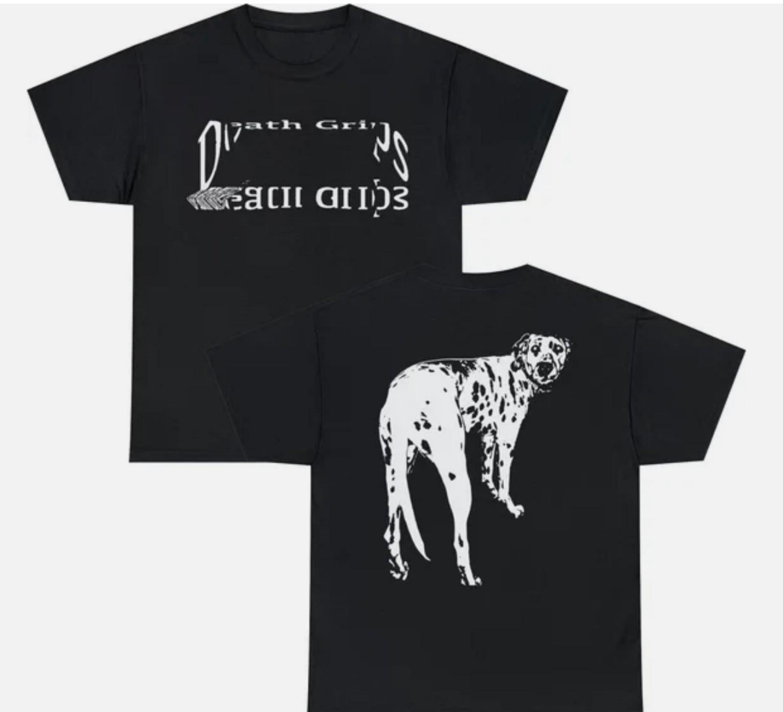 DEATH GRIPS Dalmatian Black T-shirt Size S-5XL XXXL